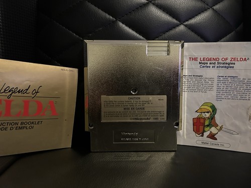The Legend of Zelda (Nintendo NES, 1987) Complete CIB Canadian Mattel Version - Picture 8 of 12