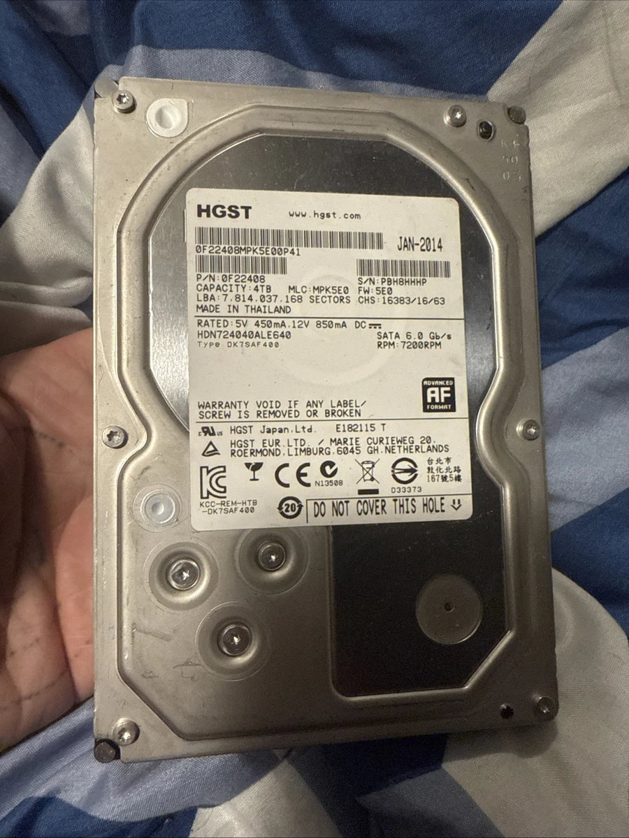 HGST 4TB Computer Internal Hard Disk Drives for sale | eBay