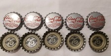 UNUSED 75th Anniversary Coca-Cola Coke Bottle Caps- Lot Of 10