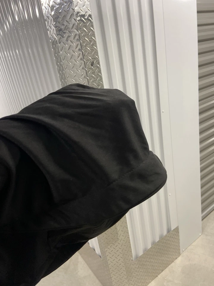 Halloween Black Phantom of Darkness Grim Reaper Executioner Hooded Costume Mask - Image 4 of 4