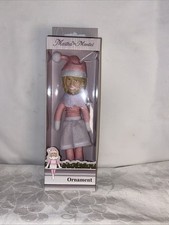 Martha Stewart Pink Elf on the Mantle shelf Holiday Collectible Ornament