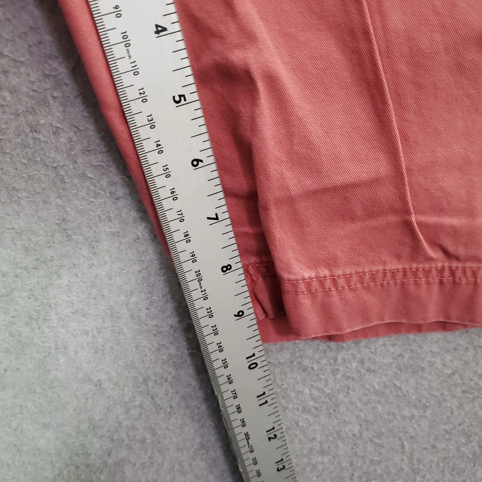 Reyn Spooner 男式短裤 34 三文鱼夏威夷斜纹布休闲 9 英寸内缝 — 第 3/4 张图片