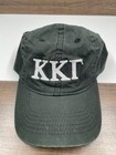 Pacific headwear Gray Greek Letter Hat Frat Fraternity Cap Strap Back College