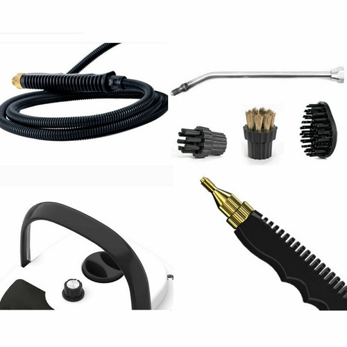 Home 2500W Handheld High Temp Steam Cleaner High Pressure Cleaning Machine Red - Picture 8 of 14