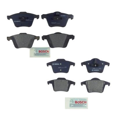 Bosch QuietCast Front and Rear Semi-Met Disc Brake Pads Kit For Volvo XC90