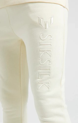 Boys Messi x SikSilk Ecru Embroidered Pant 13-14 Years - Picture 2 of 6