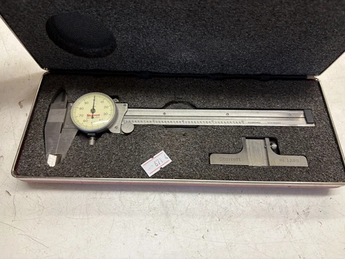 L. S. Starrett 6in. Dial Caliper No. 120, No. 120D Hardened Stainless Steel