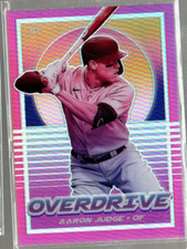 2021 Panini Overdrive Pink #18 Aaron Judge /50 