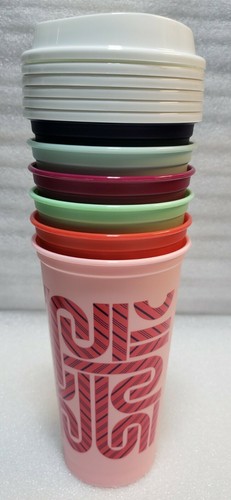 Starbucks Reusable 6 Color Changing Hot Cups Holiday 2020 Zuckerstangen Neu - Bild 8 von 10