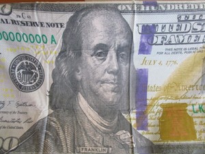hundred dollar bill towel
