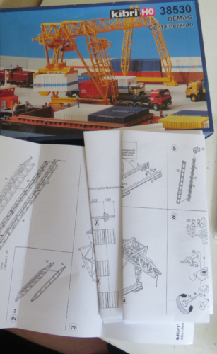 Bausatz Demag Containerkran Kibri 38530 OVP 1:87 - Bild 2 von 6