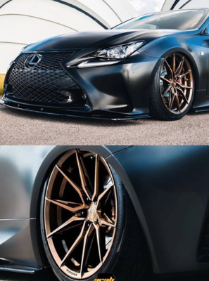 20” ROHANA RFX13 BRUSHED BRONZE WHEELS FOR LEXUS IS F RC200 RC350