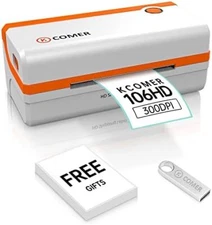 K COMER 300 dpi 4x6 Shipping Label Thermal Printer (RX106HD) - PC, Mac, Linux