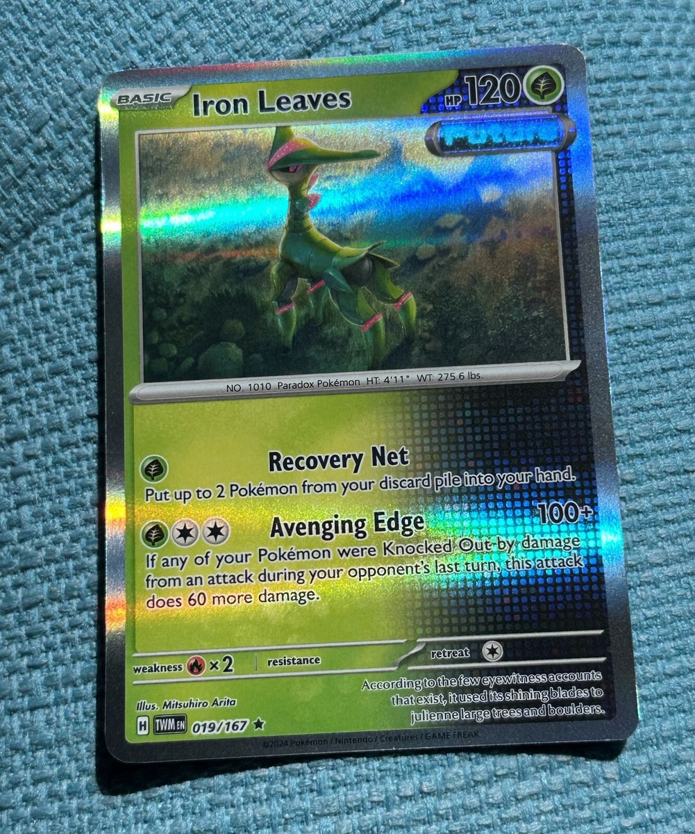 iron leaves future pokemon card Amazon.com: Pokemon Temporal Forces Future Card Set main image 0