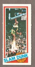LONNIE SHELTON 1980-81 Topps Single Separated Panel SD #260 Slam Dunk Sonics