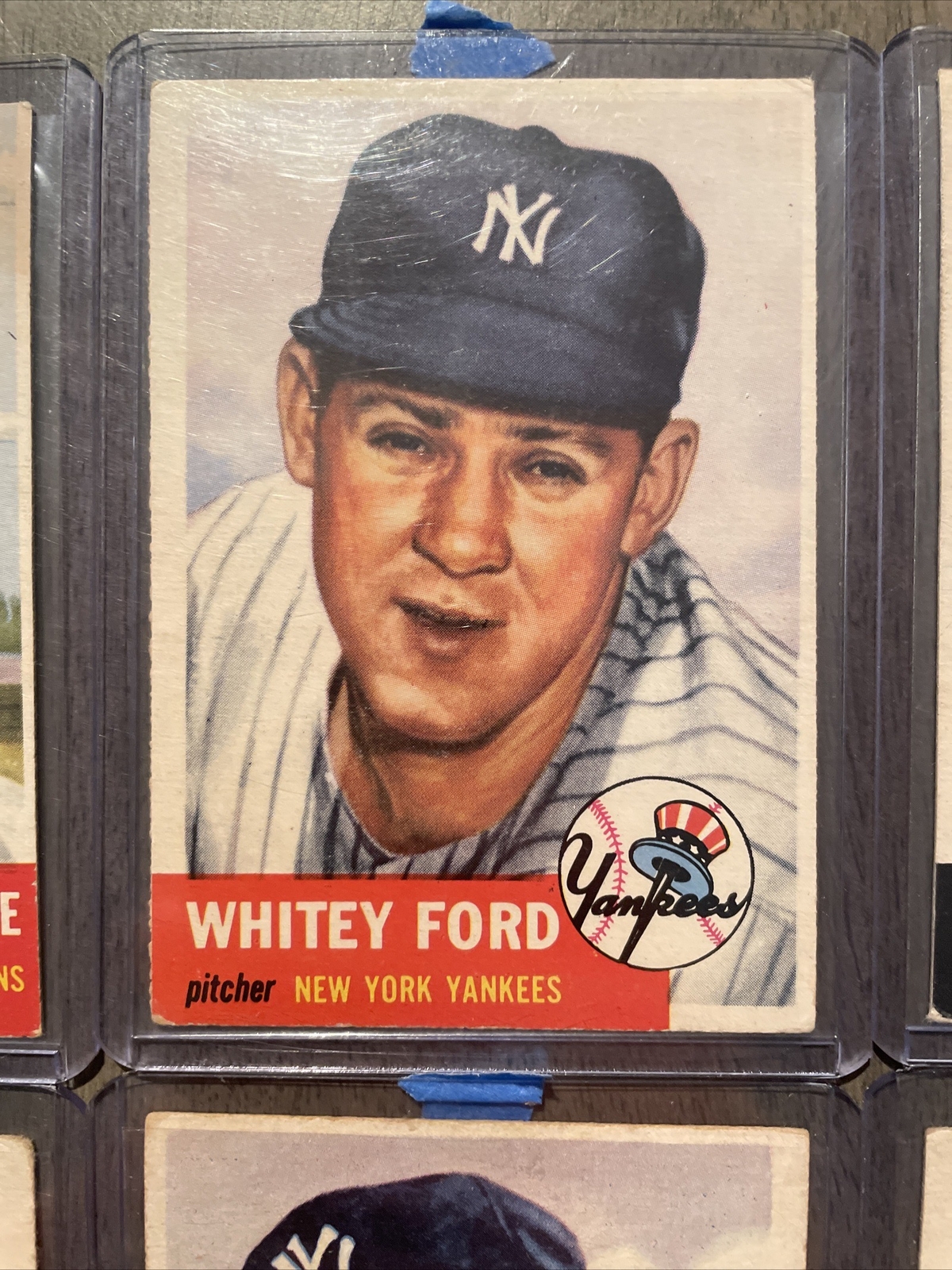 1953 Topps MLB Baseball Complete Card Set #1-280 Mantle Mays Robinson + - Picture 5 of 24