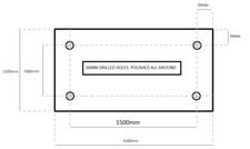 Frameless Toughened & Laminated Glass Juliet Balcony Balustrade Railing - TGS