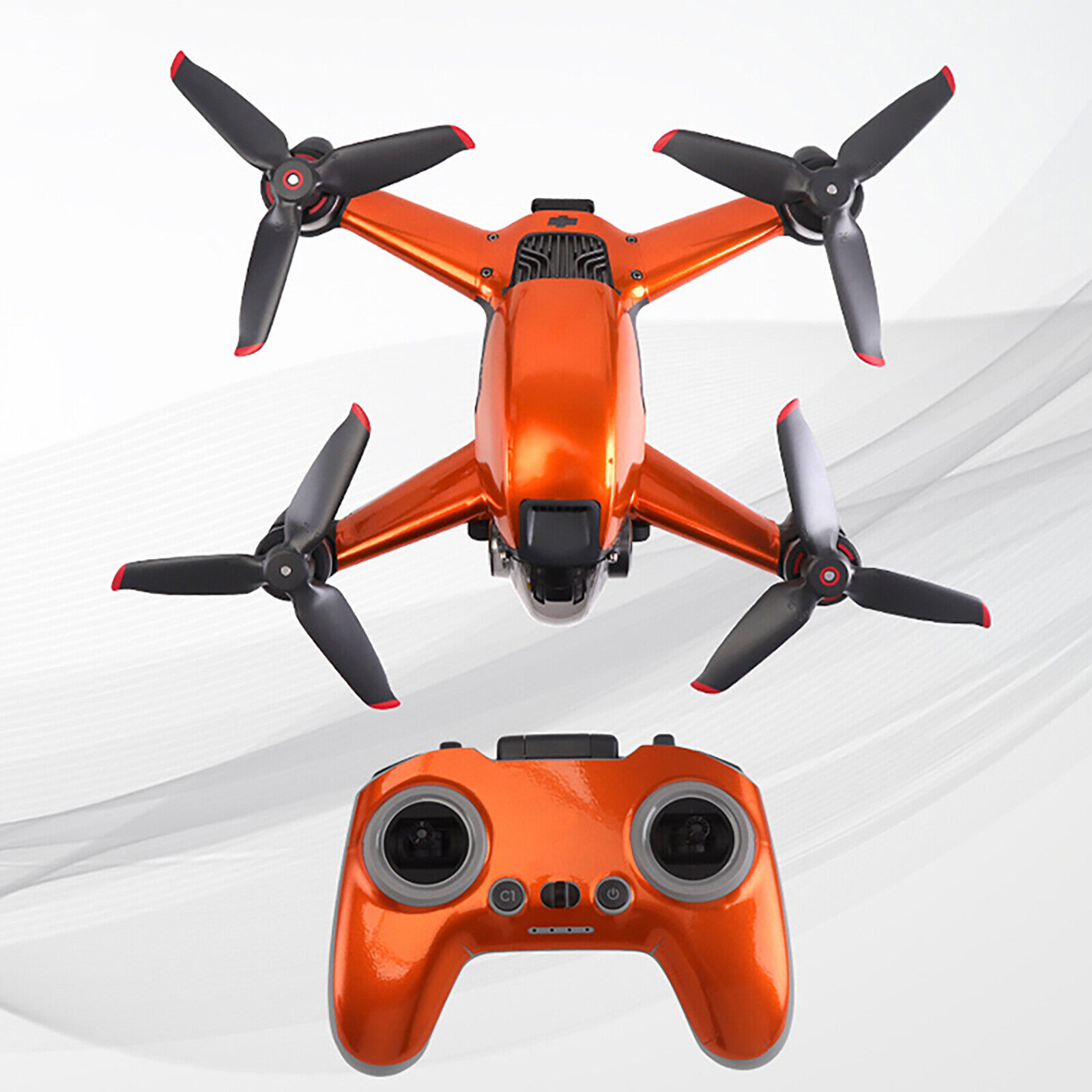 DJI FPV Drone Remote Controller Waterproof PVC Protective Skin Sticker-image