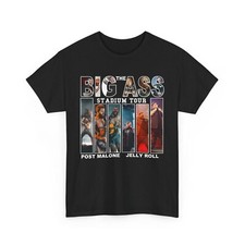 Post Malone With Jelly Roll T Shirt, The Big Ass Stadium Tour 2025, Rapper Jelly