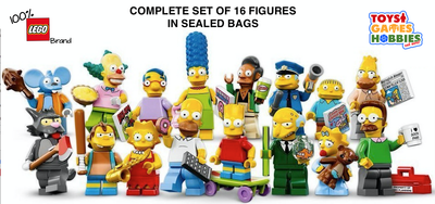 the simpsons lego figures