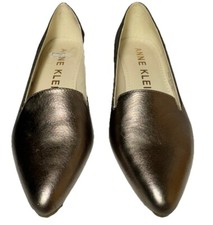 ANNE KLEIN Womens Gold iflex Comfort Sculpted Heel Slip On Pumps Shoes 5M