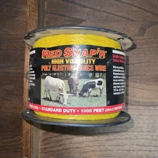 Red Snap'r High Visibility Electric Fence Wire 1000’