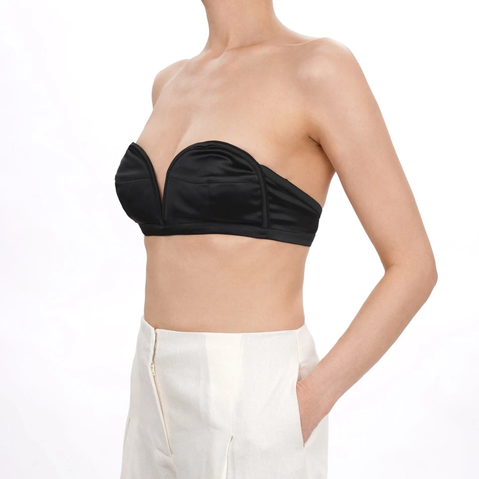 DOLCE & GABBANA Bustier Top Bra Black IT 40 US 4 XS S - Image 3 of 4