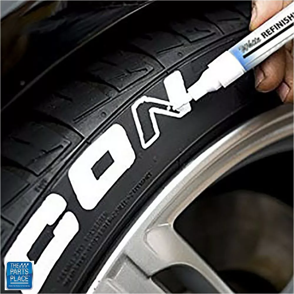Tire Sidewall Lettering White Letter Paint Marker Pen Cars Trucks Motorcycles EA