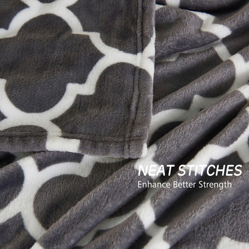 Soft Warm Micro Plush Flannel Blanket Fleece Throw Rug Sofa Couch Cover Bedding - Picture 37 of 52