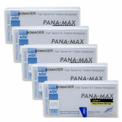 5 Sets Dental LED Push Button High Speed Handpiece PANA-MAX 2H Bomaoer