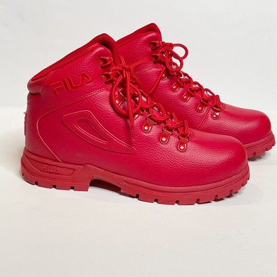 red fila boots