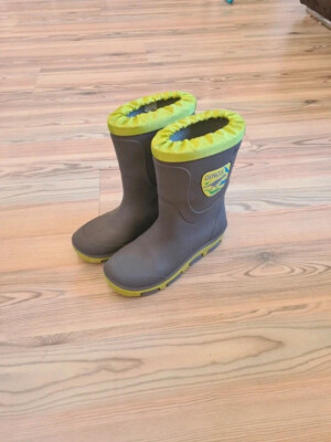 Grau grüne Gummistiefel von Bama in Größe 33