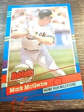 1991 MARK MCGWIRE Highlights Baseball Error card! NO DOT AFTER INC/DOTS/RED FADE