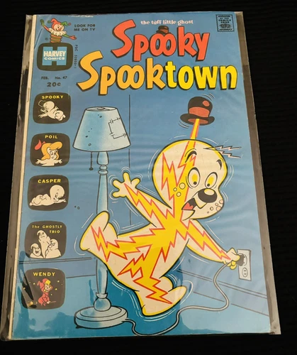 Vintage Spook Town Harvey Comics #47 The Tuff Little Ghost Casper Poil Wendy