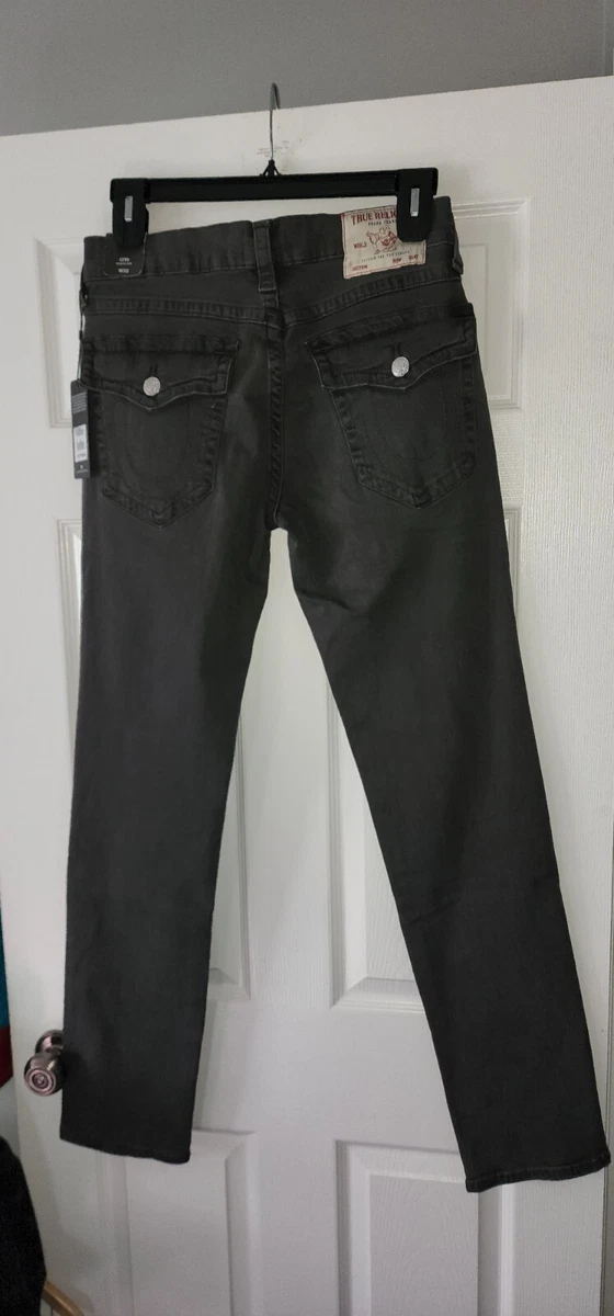 True Religion Jeans GENO Relaxed Slim Fit SN Flap Mens Size 32
