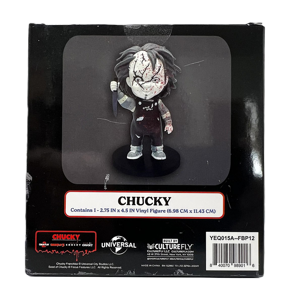 Culturefly Chucky 4.5 Inch Vinyl Figure Child's Play Halloween