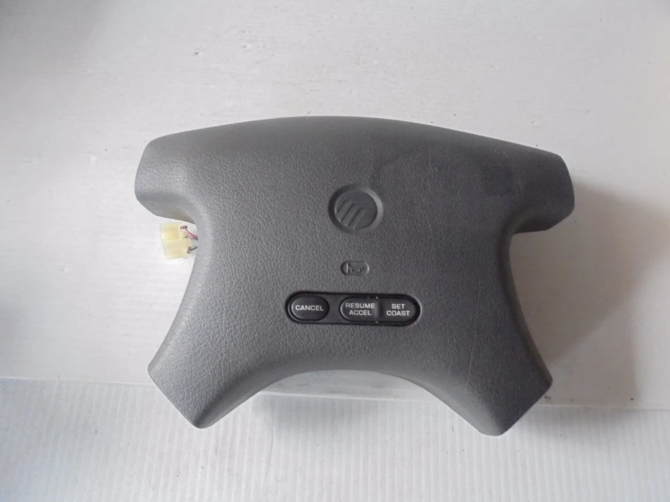 1993 MERCURY VILLAGER STEERING WHEEL HORN PAD NEW   DARK GRAPHITE W/ CRUISE CONT - Image 3 of 4