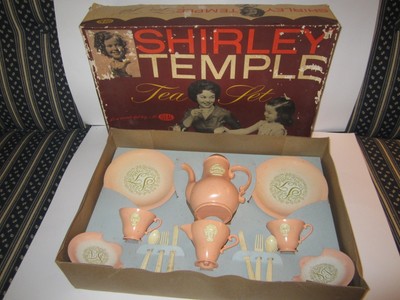 shirley temple tea set
