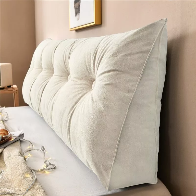 Soft Triangle Bedside Filling Cushion Sofa Bed Back Support Pillow Backrest  New