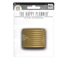 Me & My Big Ideas Create 365 Planner Expander Rings 9/Pkg- Rose Gold 1.75"
