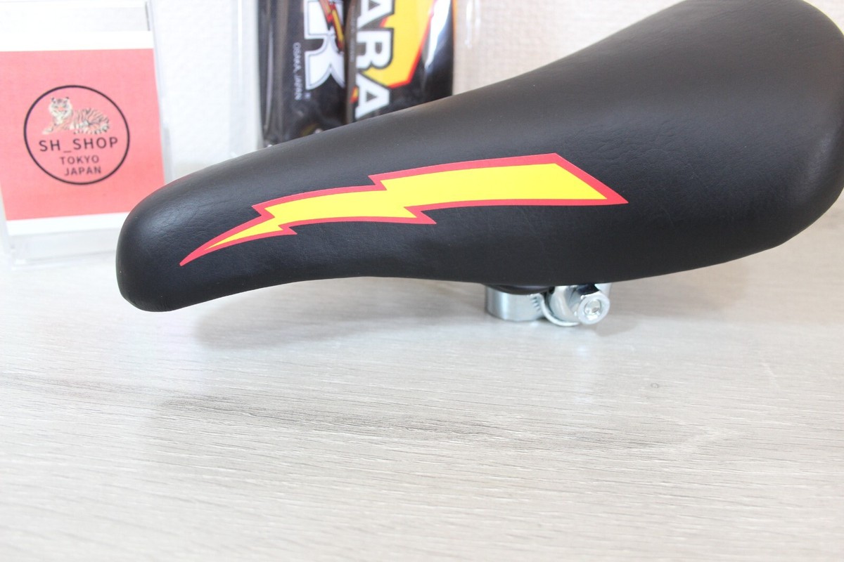 kuwahara bmx bike Lightning Saddle ＆ Flame Pad Set Old