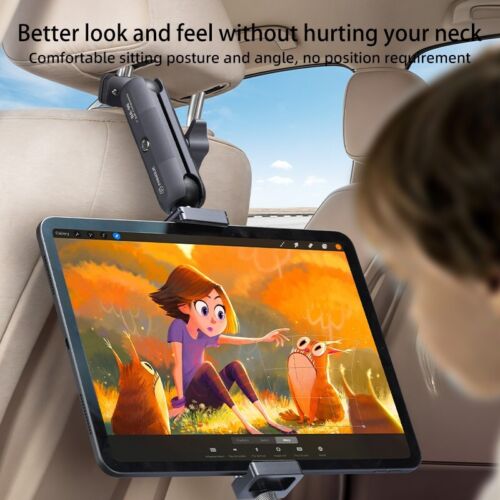 Car headrest tablet holder rear seat back fixed ipad mobile phone - Picture 8 of 11