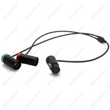 XLR 5pin female to double 3pin male Low-Profile Stereo XLR "Y" cable