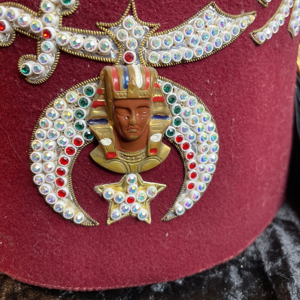 Vintage Shriner Masonic Fez/Hat Aladdin | eBay