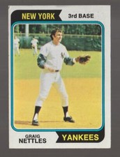 1974 Topps Graig Nettles New York Yankees #251 Excellent