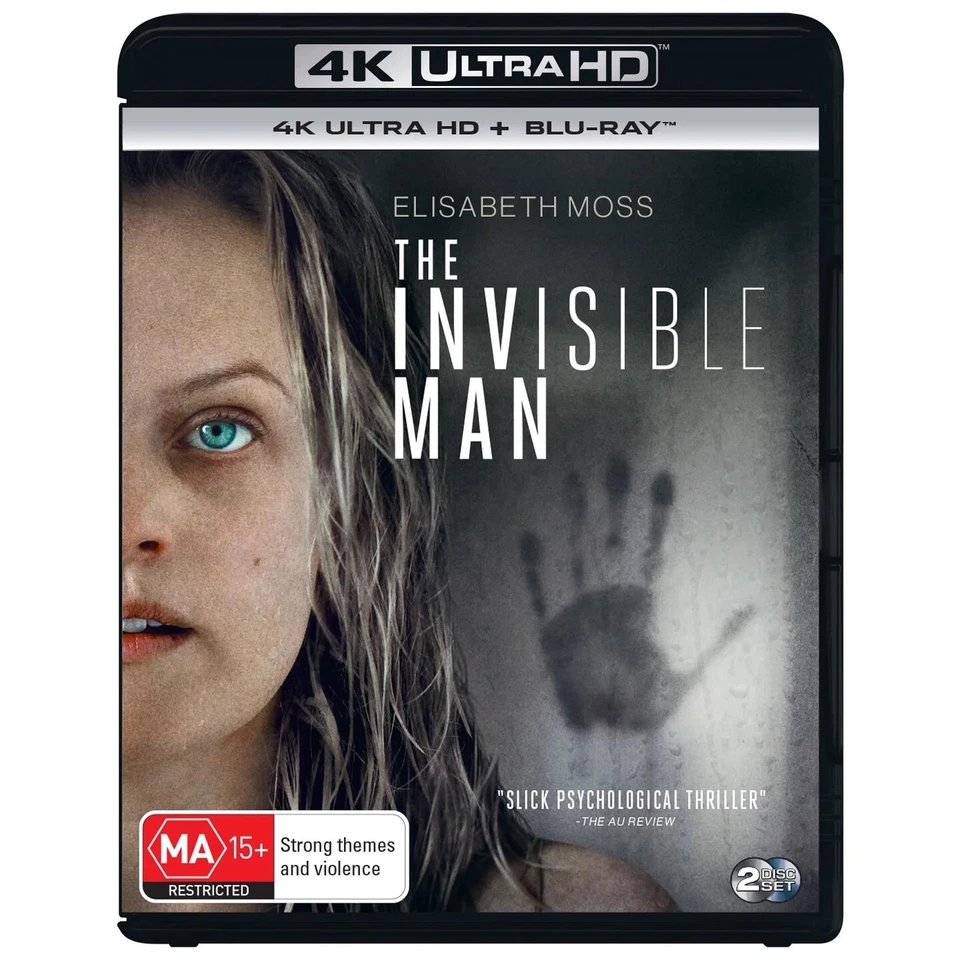The Invisible Man (4K UHD + Blu-Ray) New & Sealed - Region B