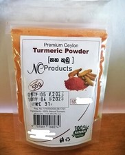 High Quality Organic Turmeric Powder Curcuma longa 50g - Pure Natural Ceylon