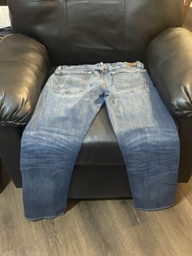 Pantalones de mezclilla rectos relajados para hombre 32x30 azul Polo Ralph Lauren The Hampton - Imagen 17 de 18