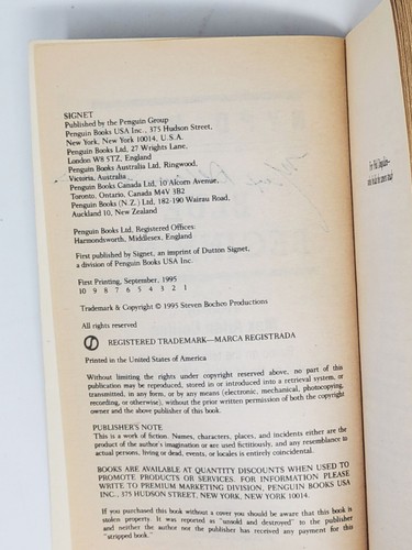 MAX ALLAN COLLIN SIGNED 1ST - NYPD BLUE: Blue Beginning - Picture 3 of 5