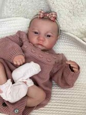 19in Painted Reborn Baby Doll Levi Awake Newborn Girl Boy Lifelike Collect Gift